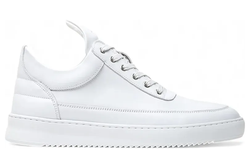 Filling Pieces Low Top Ripple Nappa Leather White (112410300185)