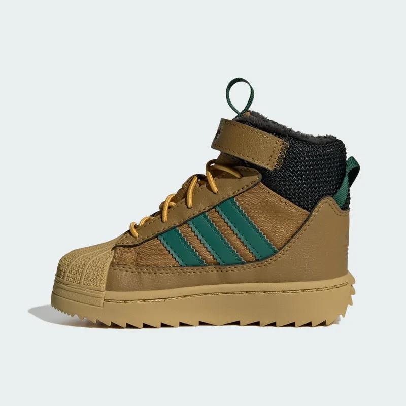 Adidas Superstar Winter Trek Kids Bronze Strata / Collegiate Green / Golden Beige (JQ0341)