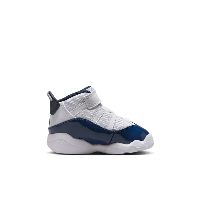 Jordan 6 Rings White Neutral Grey Midnight Navy (323420-124)