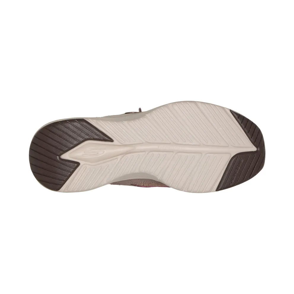 Skechers Slip-ins: Contour Foam “Cozy Fit Sweet Nostalgia Sneaker Brown” (150412CHOC)