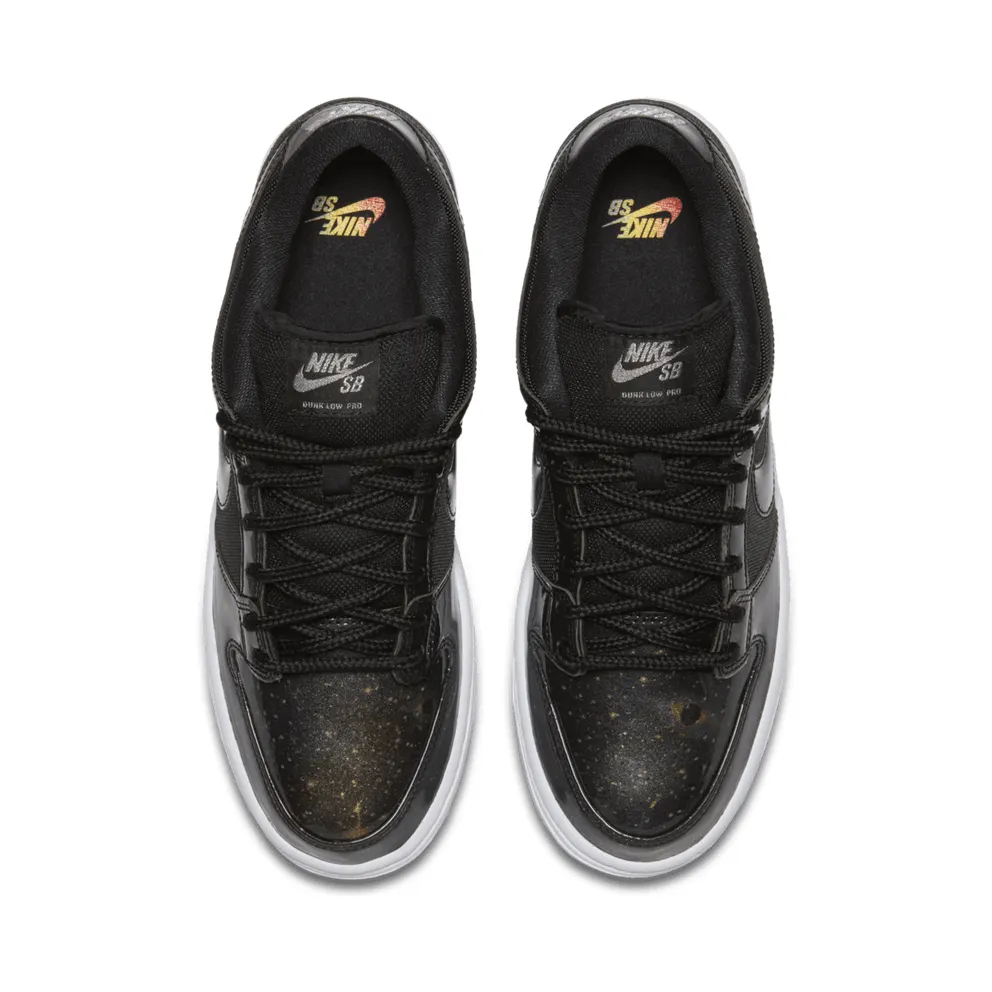 Nike SB Dunk Low 420 Intergalactic Black/Black-White-Metallic Cool Grey (883232-001)