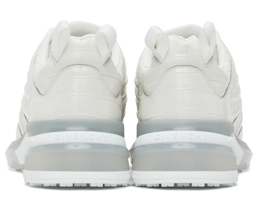 Givenchy White Croc GIV 1 Sneakers (BH004WH0WK) (4)