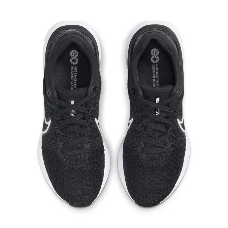 Nike React Infinity Run Flyknit 3 Road Running Black (DD3024-001)