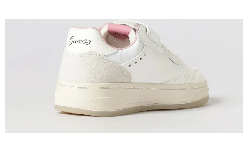 Sun68 Leather Sneakers White (Z364530151) (2)