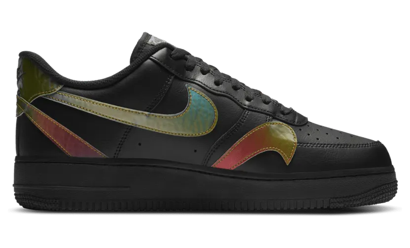 Nike Air Force 1 ’07 LV8 Misplaced Swoosh – Black (CK7214-001)