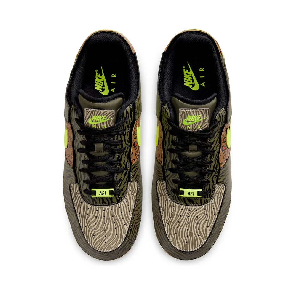 Nike Air Force 1/1 Animal (2021) – “Medium Olive / Bolt / Ratan / Black” (DM5329-200)