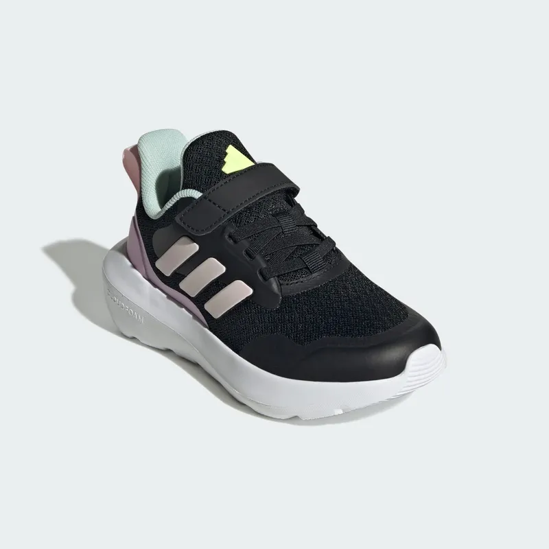 Adidas Fortarun 3 Kids Core Black / Clear Pink / Bliss Lilac (JI2192)