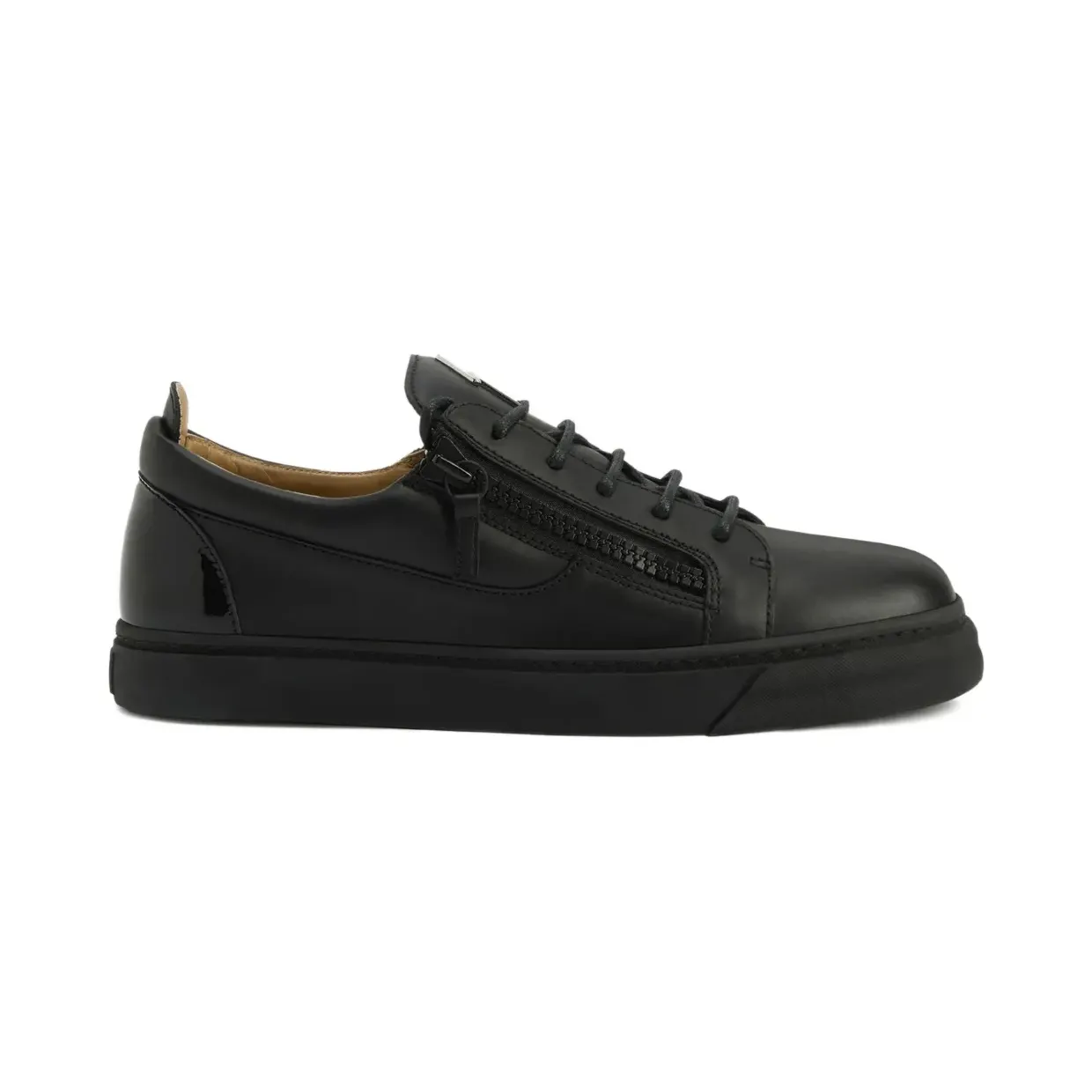 Giuseppe Zanotti Frankie leren met ritsdetail “Black” (RU50035H05)