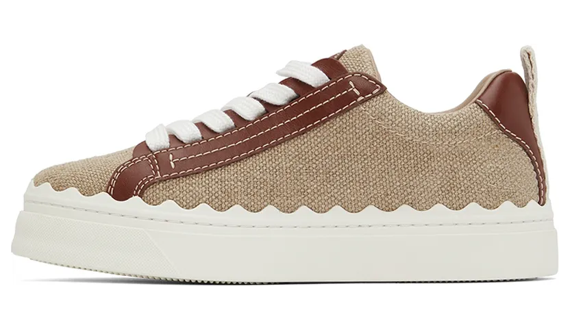 Chloé Brown Lauren Sneakers (CHC22U108Z4) (3)