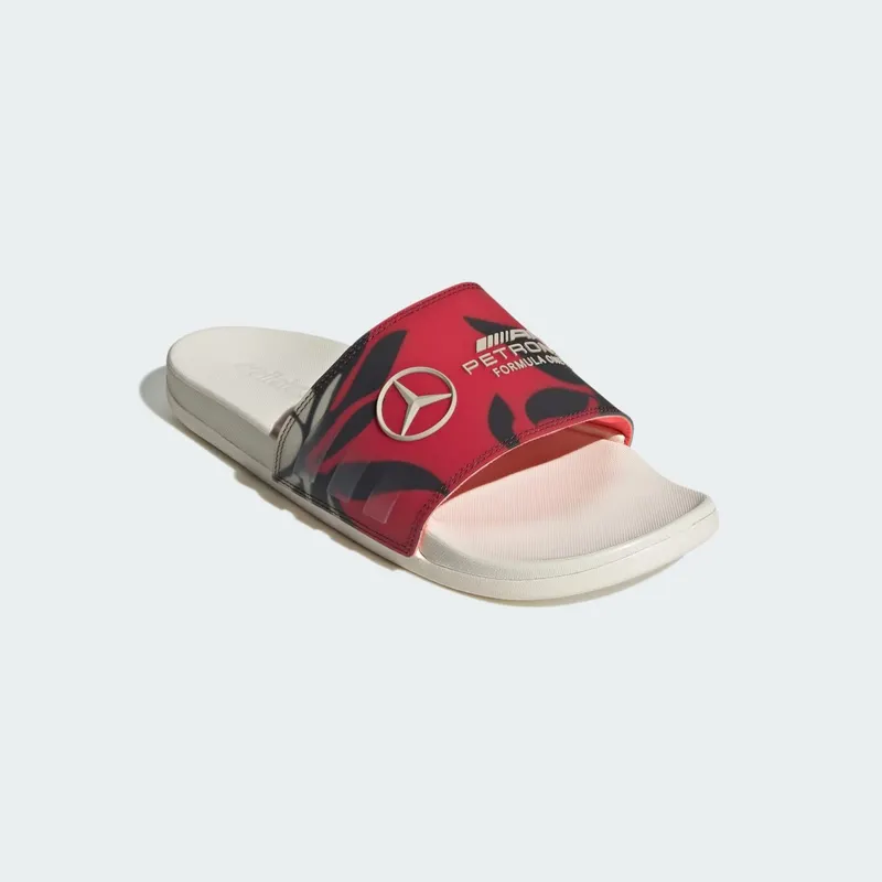 adidas Adilette Comfort Slides Mercedes-AMG Petronas Formula One Team Turbo Aurora Ruby (JQ1937)