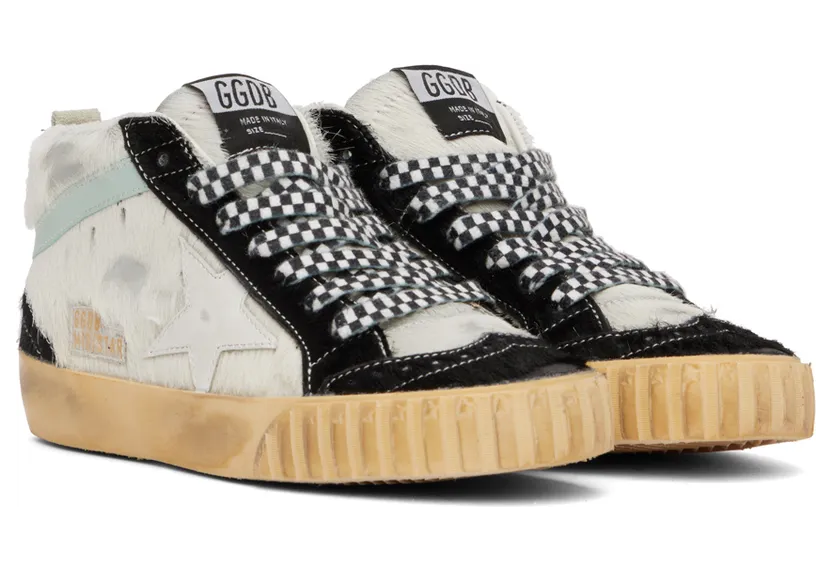 Golden Goose White Mid Star Classic Sneakers (GWF00122.F003295.11211) (4)