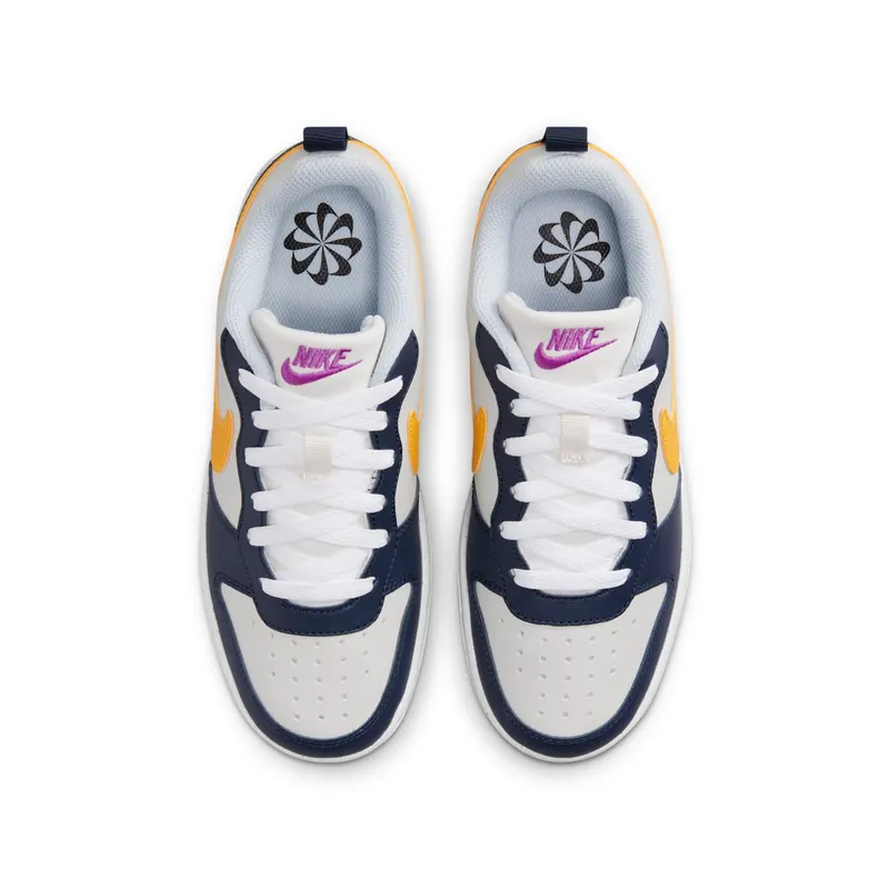 Nike Court Borough Low Recraft Phantom White Obsidian University Gold (HJ3482-071)