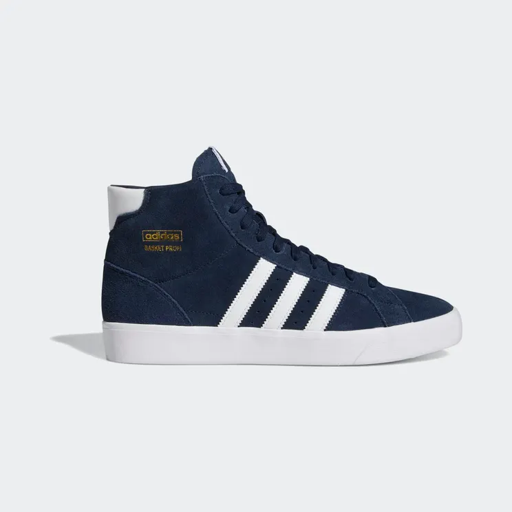 adidas Basket Profi Collegiate Navy / Cloud White / Gold Metallic (H05153)