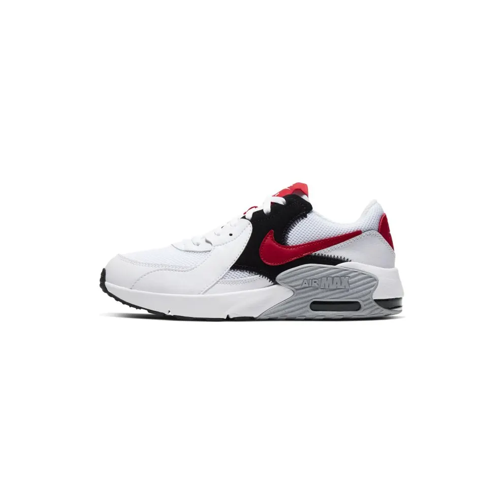 Nike Air Max Excee White University Red (GS) White/Black/Wolf Grey (CD6894-105)
