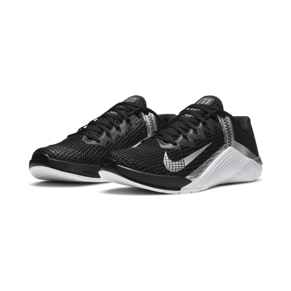 Nike Metcon 6 Black Metallic Silver (W) Black/Metallic Silver-Metallic Silver (AT3160-010)