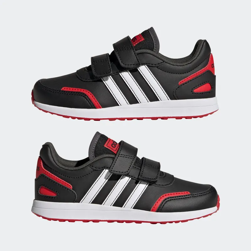 Adidas VS Switch 3 Lifestyle Running Hook and Loop Strap Core Black / Cloud White / Vivid Red (GZ1951)