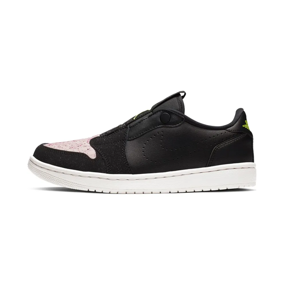 Jordan 1 Retro Low Slip Black Silt Red (W) Black/Volt-Phantom-Silt Red-Rush Maroon (AV3918-002)