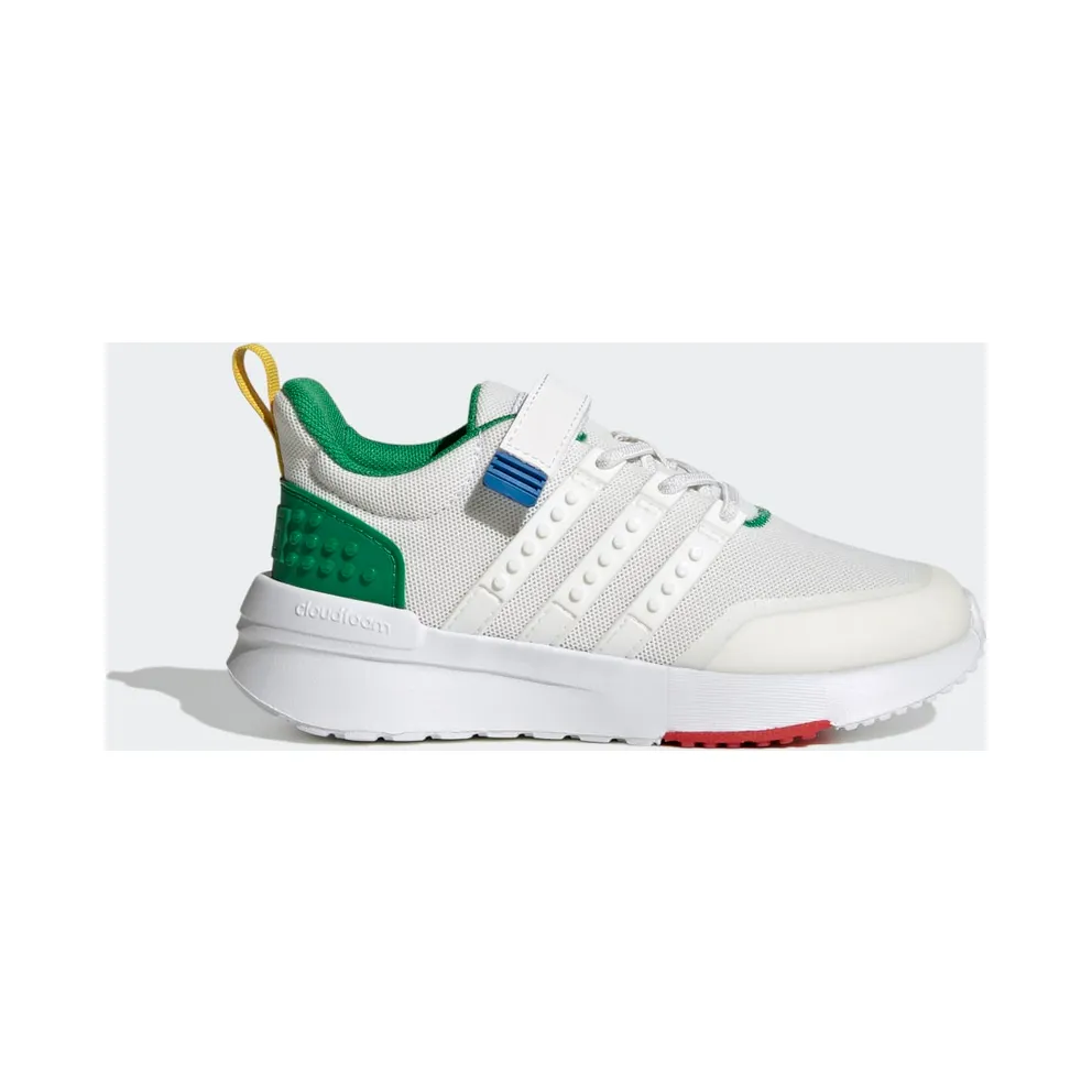 Adidas adidas x LEGO® Racer TR21 Elastic Lace and Top Strap Core White / Core White / Green (HQ1315)