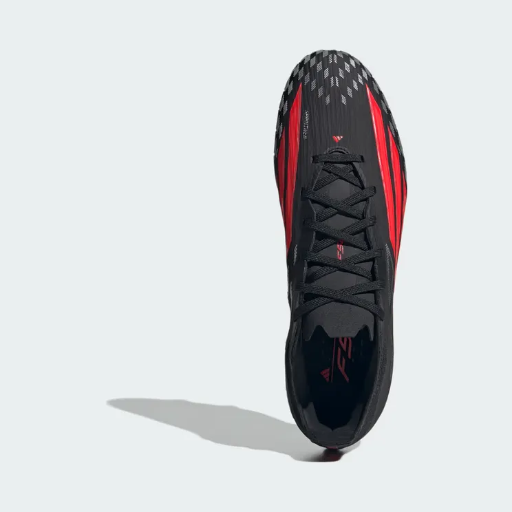 adidas F50 Pro Firm Ground Football Boots “Core Black / Lucid Red / Core Black” (JR8953)