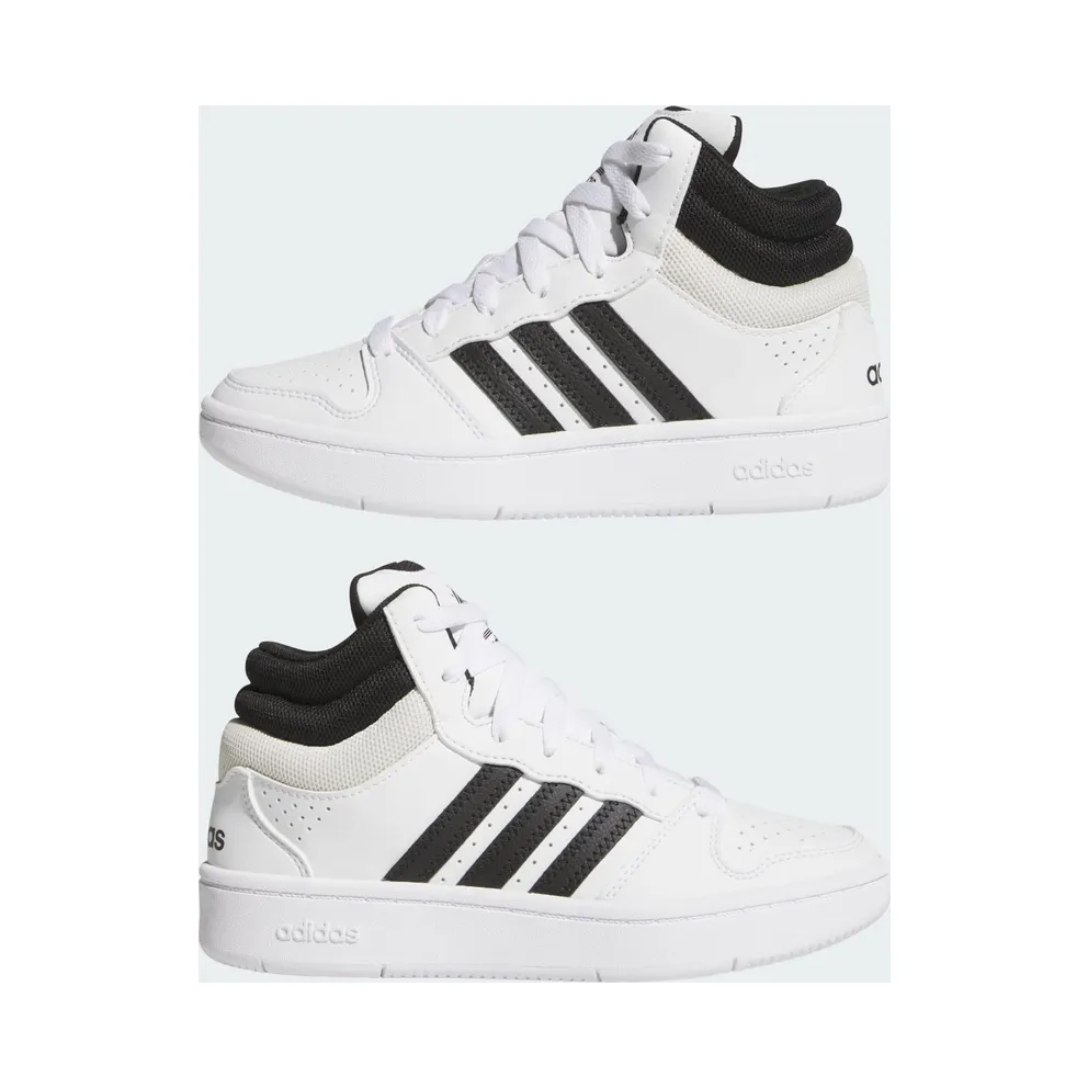 Adidas HOOPS MID CLASSIC Shoes Cloud White / Core Black / Orbit Grey (KI1077)