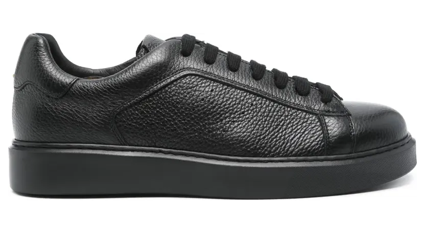 Doucal’s aus strukturiertem Leder “Black” (DU2852ALEXUJ235NN00)
