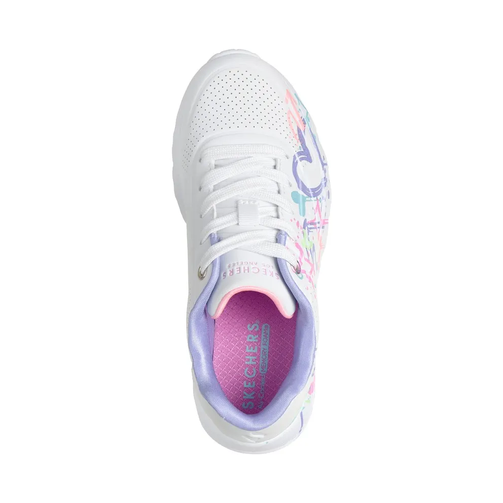 Skechers UNO Lite – Reigning Love Sneaker White