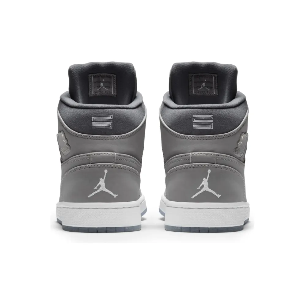 Jordan Air I 1 Retro ’95 Medium Grey/White-Cool Grey Medium Grey/White-Cool Grey (628619-003)