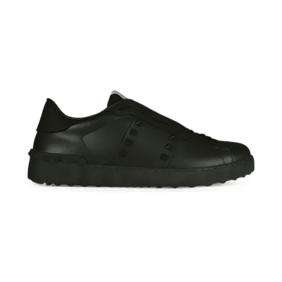 Valentino Garavani Rockstud Untitled aus Kalbsleder “Green” (UY2S0931)