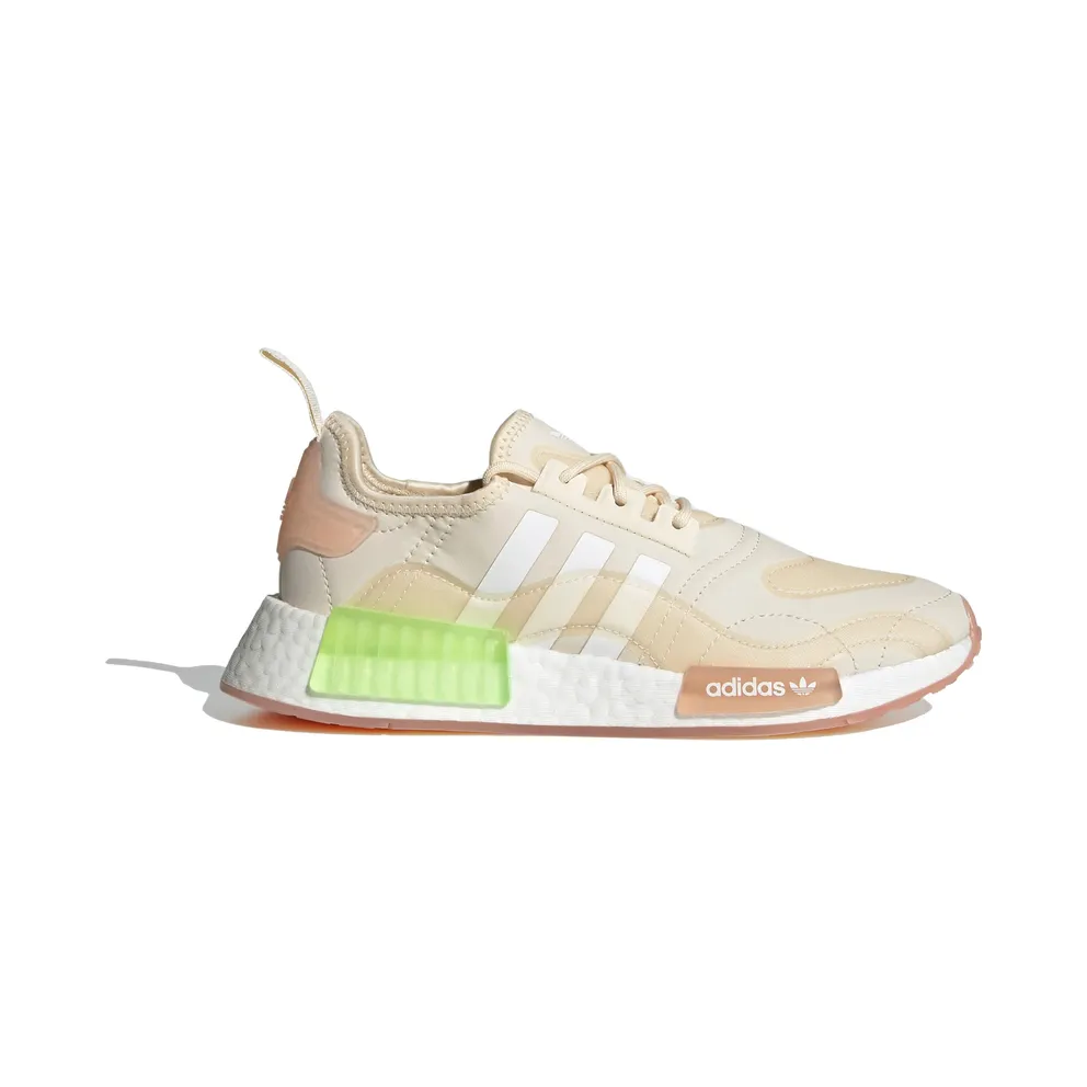 adidas NMD_R1 Schuh Wonder White / Cloud White / Signal Green (GZ9281)