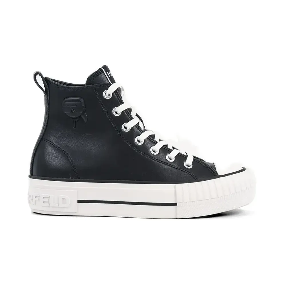 Karl Lagerfeld Kampus Max NFT High-Top-Sneakers – Schwarz (KL60456)