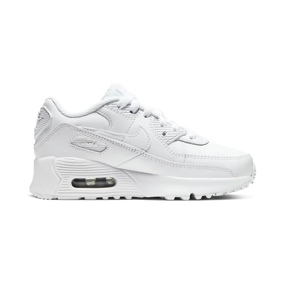 Nike Air Max 90 White (PS) White/Metallic Silver/White (CD6867-100)