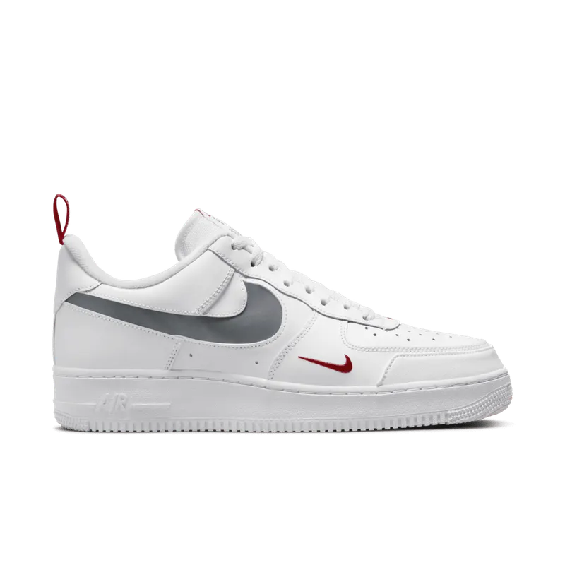 Nike Air Force 1 Low Reflective Swoosh White University Red (DO6709-100)