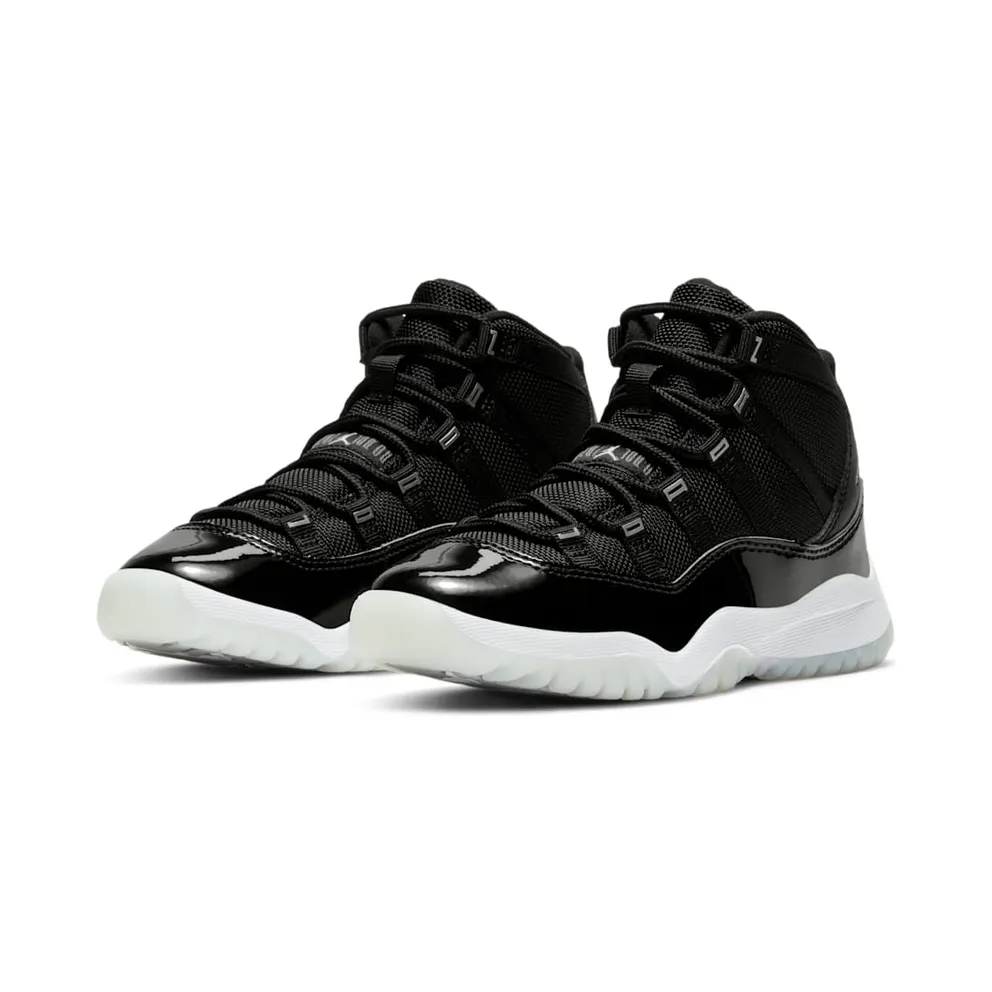 Air Jordan 11 Retro 3/4 Younger Kids’ Black (378039-011)