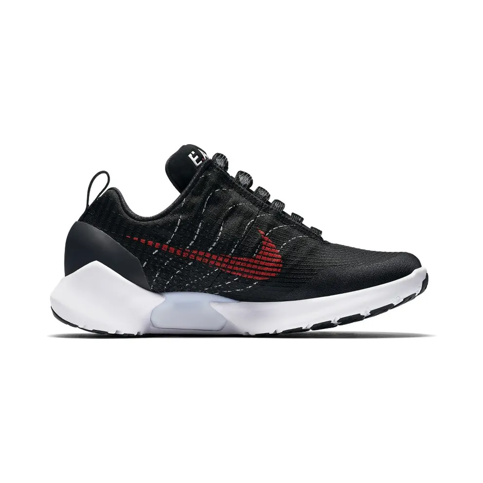 Nike HyperAdapt 1.0 “Black / White / Wolf Grey / University Red” (AH9388-001)