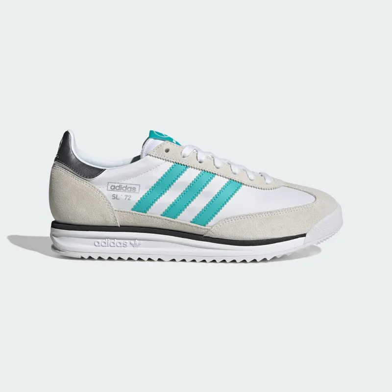 Adidas SL 72 RS MERCEDES Shoes Cloud White / Core Black / Silver Metallic (JQ1781)
