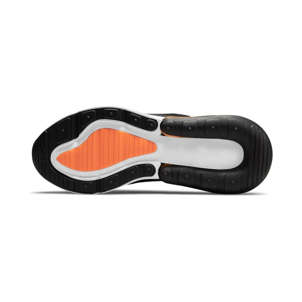 Nike Air Max 270 Black Total Orange (GS) (DM3208-001)