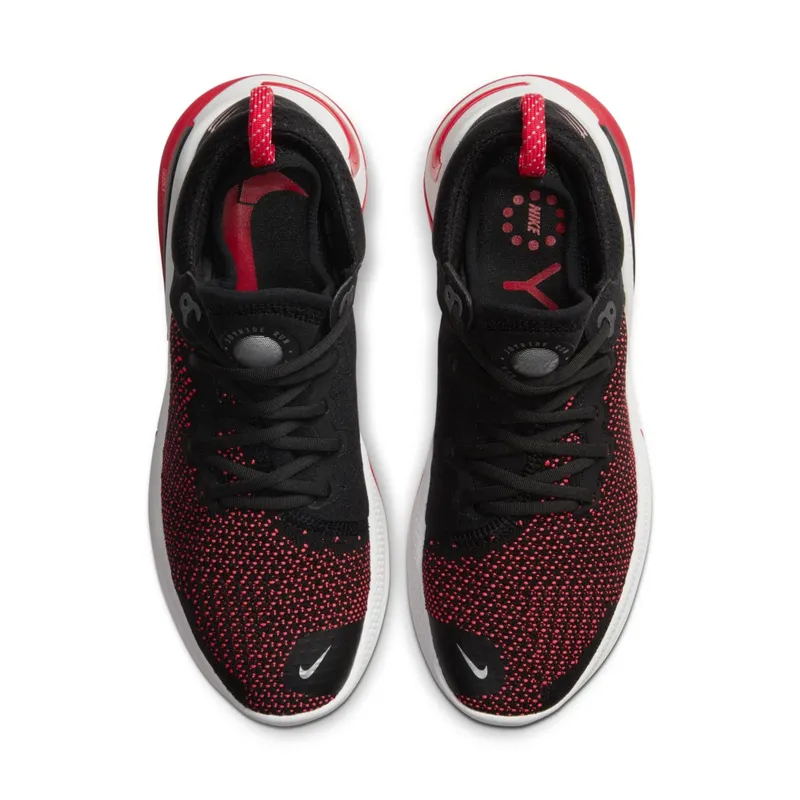 Nike Joyride Run Flyknit Black University Red (W) Black/Metallic Silver-White-University Red (CU4832-001)