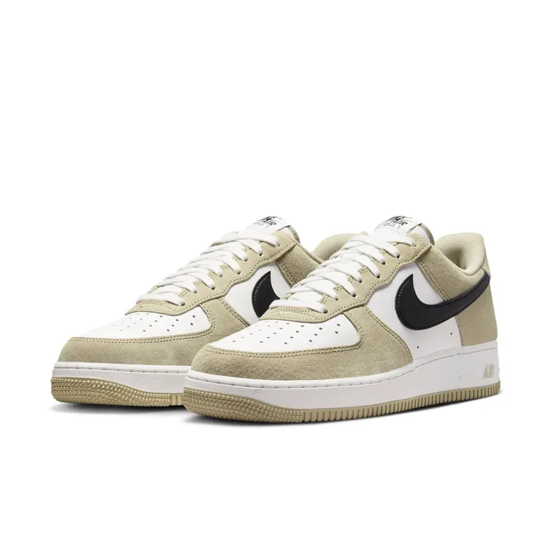Nike Air Force 1 Low ’07 LV8 “White Desert Khaki Black” (IU7546-121)