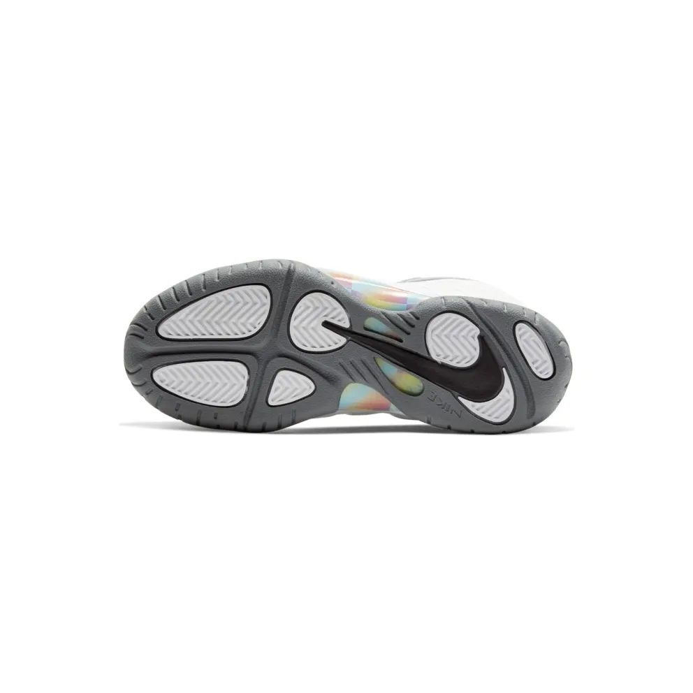 Nike Air Foamposite One Light Smoke Grey (PS) Light Smoke Grey/White-Blue Fury (CU1055-001)