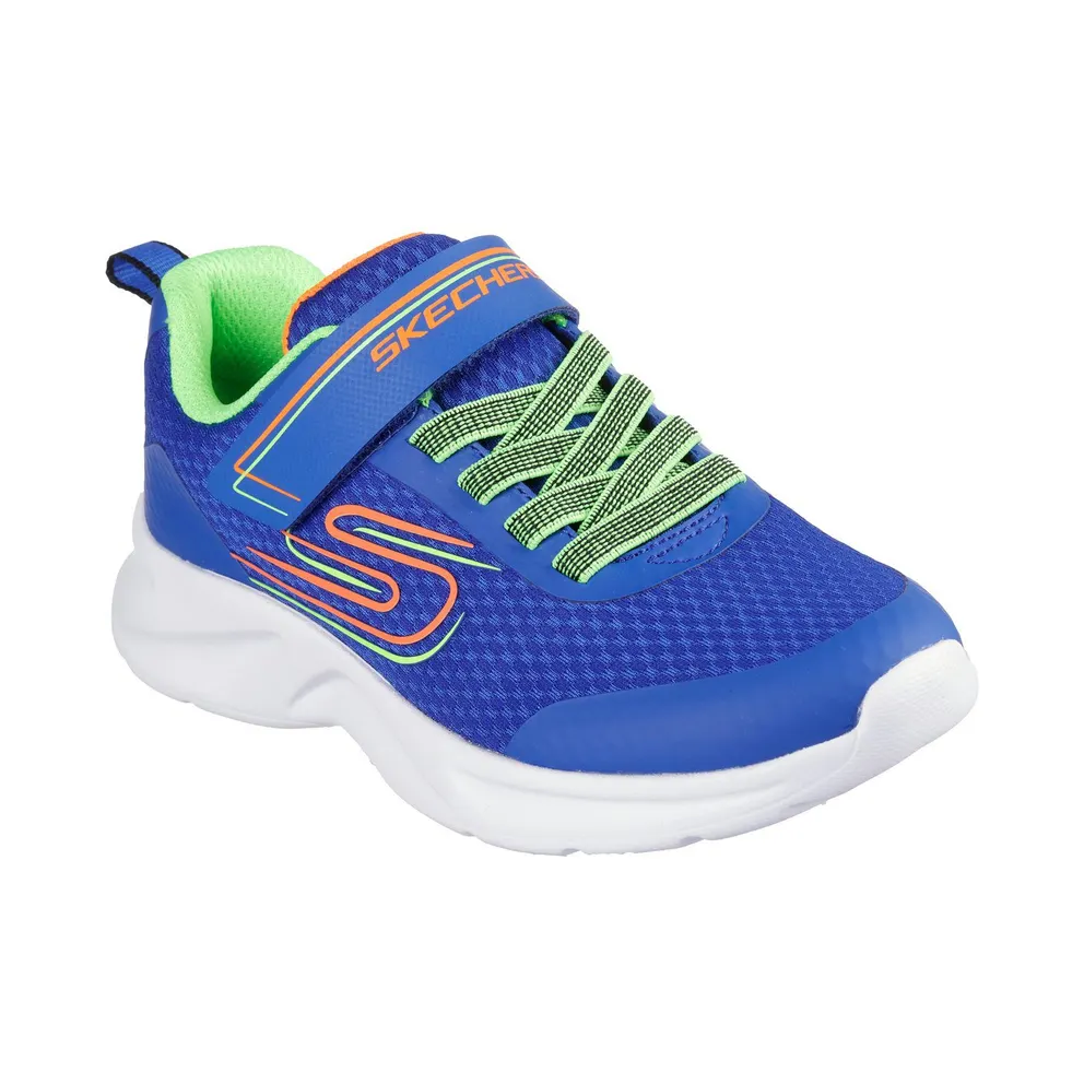 Skechers Dynamatic – Swift Tread Sneaker Blue/Limoen