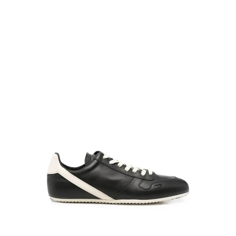 Rick Owens Lace-up Fastening Leather “Black” (RU02F4889 LCO 911)