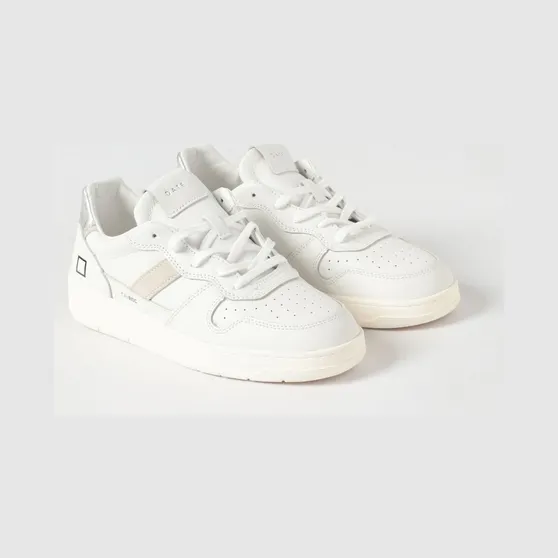 D.A.T.E D. A.T. E. Court 2.0 Basic Sneakers in Leather White (W441C2BAWS)