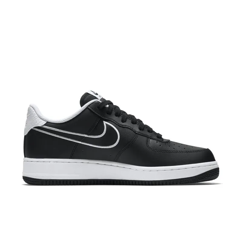 Nike Air Force 1 Low Leather Black White (2018) Black/White (AJ7280-001)