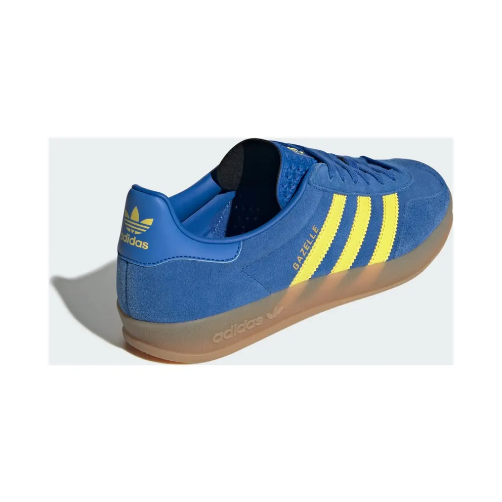 Adidas Gazelle Indoor Blue / Pure Sulfur / Gum (JQ2691)