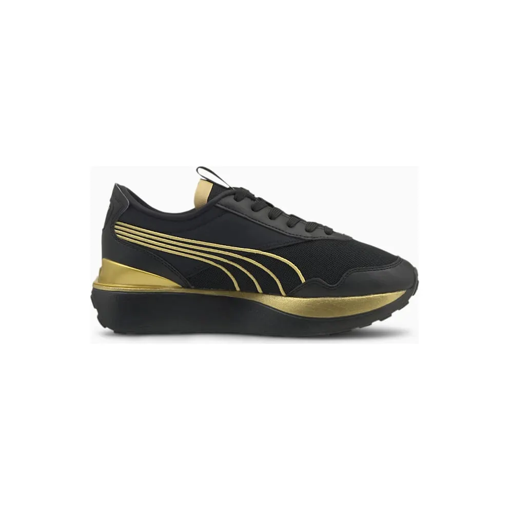 Puma Cruise Rider Metal Damen Schwarz/Gold (381615-02)