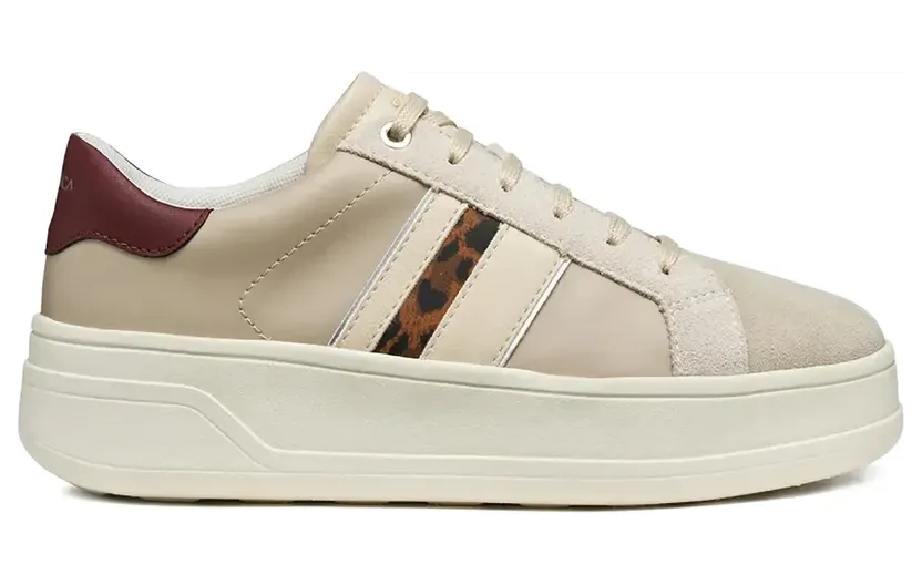 Geox 50 mm Spherica Ecub-2 sneakers – Beige (D56WVC000BC)