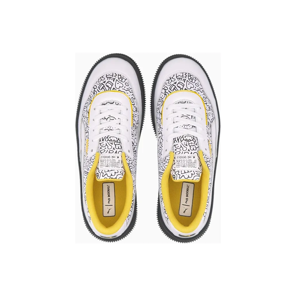 Puma x MR DOODLE Deva White/Black/Yellow (374221-01)
