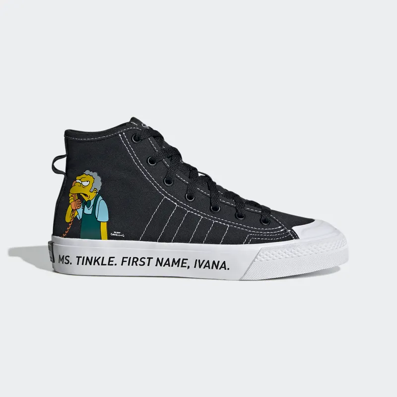 Adidas Nizza Hi RF Core Black / Core Black / Cloud White (GZ3538)