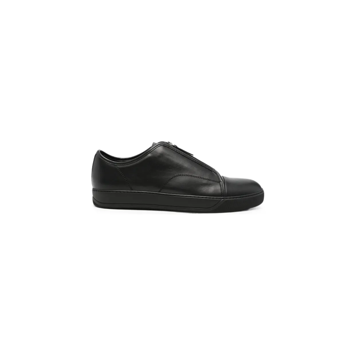 Lanvin Zip-front Leather “Black” (FM-SKDBB5 ZPLE-A26 10)