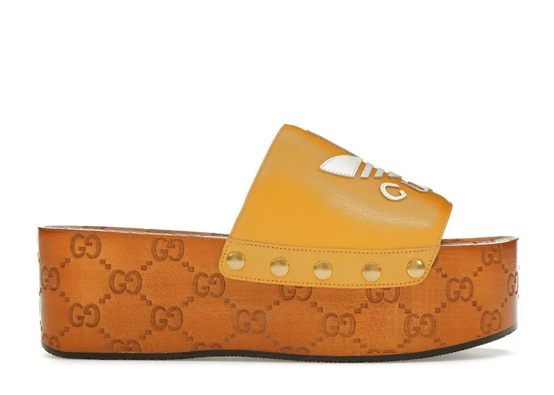 Gucci x Adidas GG Clog Yellow (707286 D3VF0 7660)